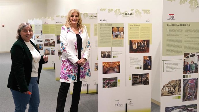 La Casa de Cultura de Pola de Siero acoge una exposición sobre los 25 años de AEFAS