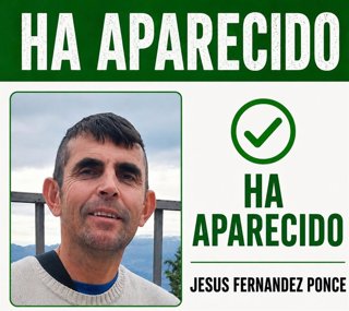 Imagen de Jesús Fernández Ponce, desaparecido en el municipio de Aljaraque (Huelva).