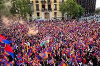 El Barça celebra este lunes con su afición la Liga en una rúa por Barcelona