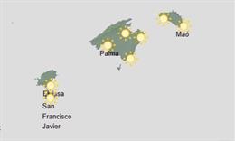 El tiempo hoy, lunes 11 de mayo, en Baleares.