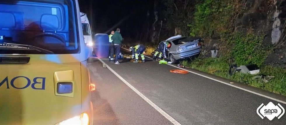 Accidente de tráfico en Tineo.