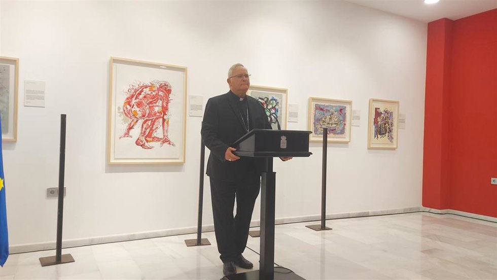 El obispo de la Diócesis de Cartagena, monseñor José Manuel Lorca Planes