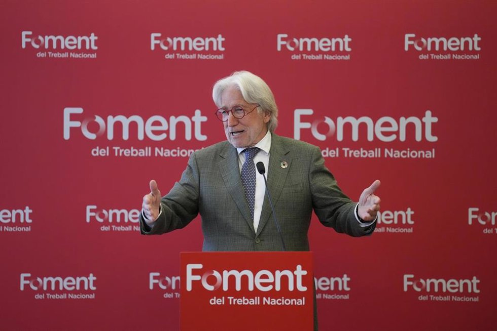 Archivo - El presidente de Foment del Treball, Josep Sánchez Llibre