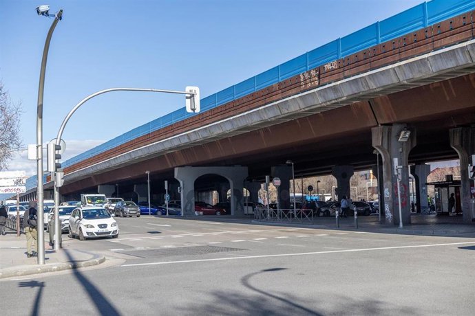 Archivo - El conocido 'scalextric' de Puente de Vallecas, a 19 de febrero de 2026, en Madrid (España). La delegada de Obras y Equipamientos, Paloma García Romero, avanzó el pasado miércoles que el Ayuntamiento trabaja en un proyecto "novedoso" para transf