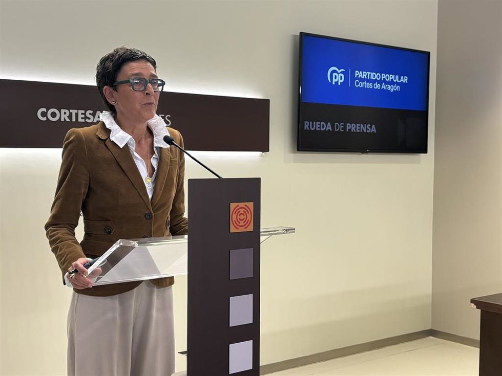 La portavoz parlamentaria del PP Aragón, Ana Marín.