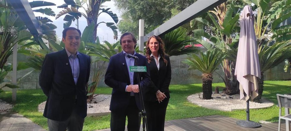 El director de campaña del PP-A y cabeza de lista por Córdoba, Antonio Repullo, este lunes en Córdoba