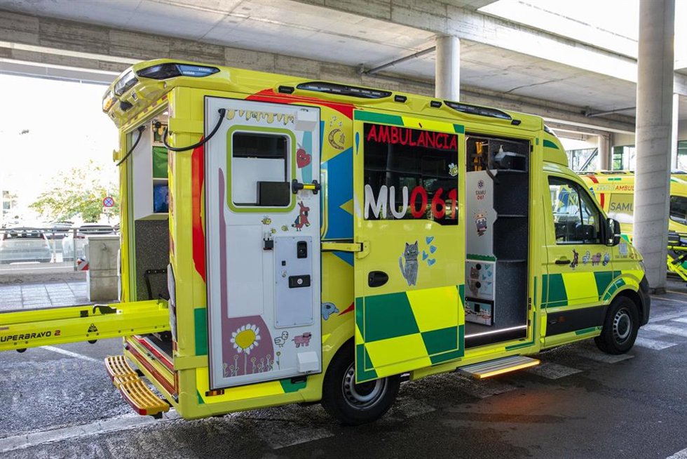 Nueva ambulancia pediátrica de Baleares