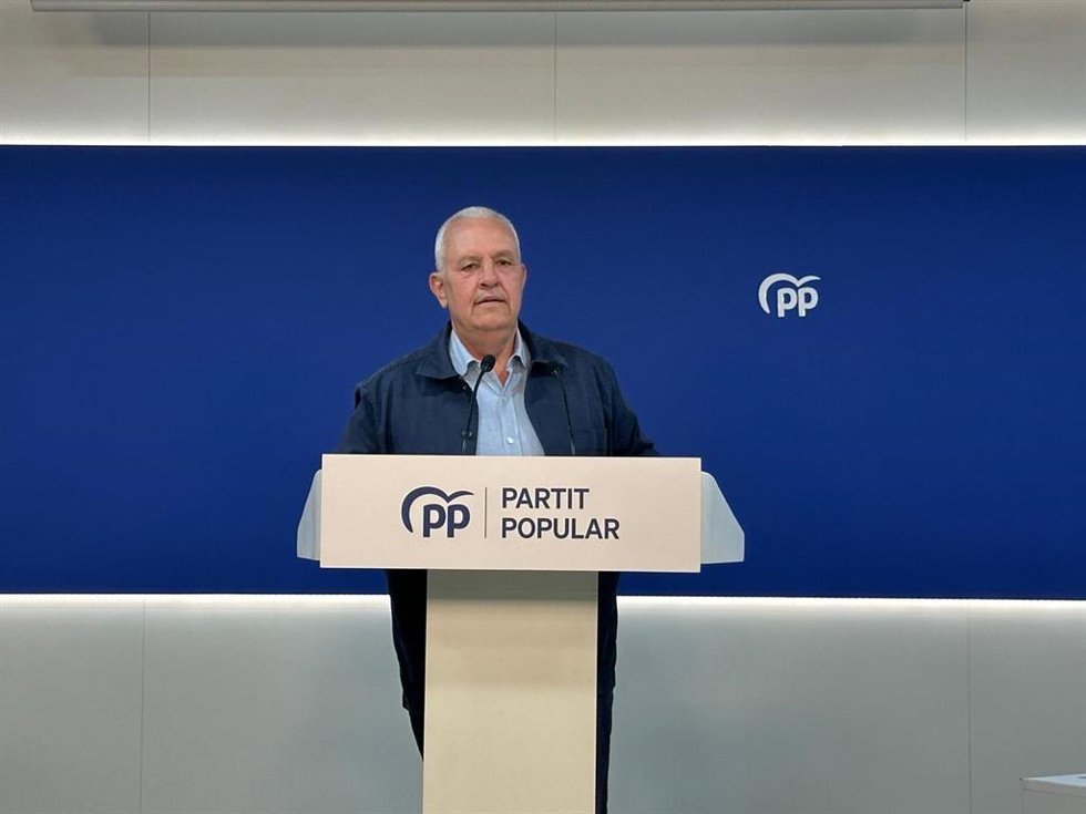 El secretario general del PP catalán, Santi Rodríguez