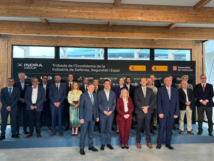 IV Encontro do Ecossistema da Indústria Nacional de Defesa na Catalunha, organizado pela Indra, nesta segunda-feira em Barcelona