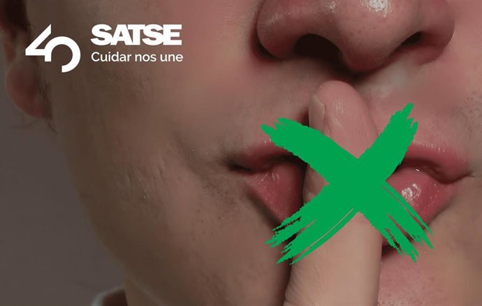 Detalle del cartel de Satse por el Día Internacional de las Enfermeras.