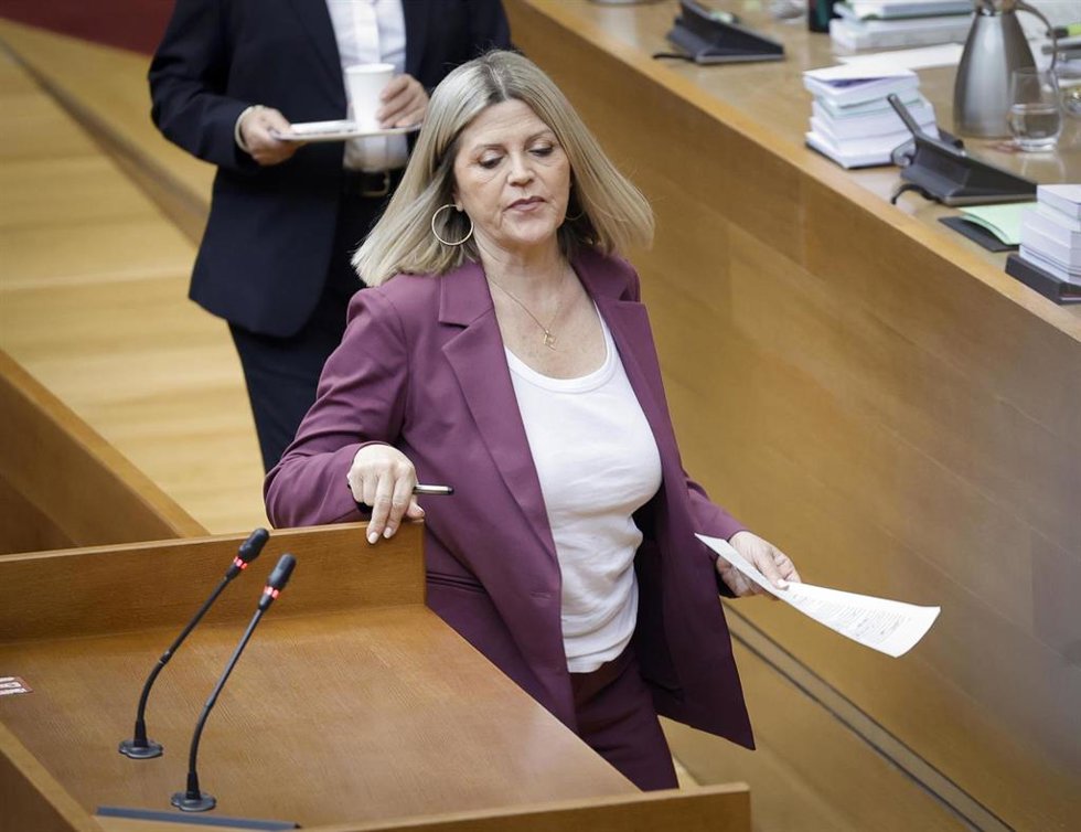 La consellera Carmen Ortí en imagen de archivo en Les Corts