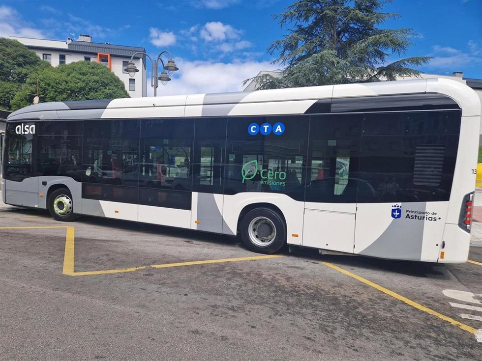 Autobús cien por cien eléctrico.