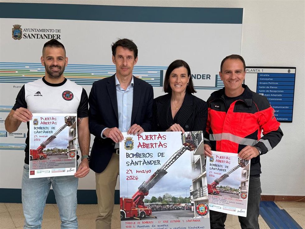 Presentación jornada puertas abiertas Bomberos de Santander