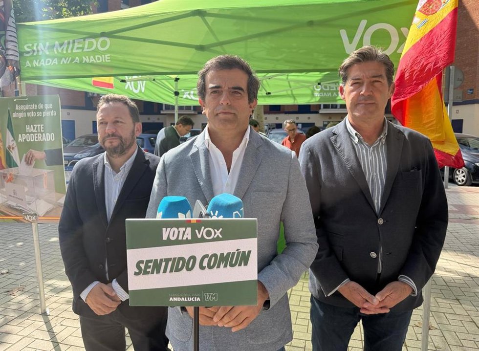 El candidato de Vox por Málaga a las elecciones andaluzas, Antonio Sevilla.