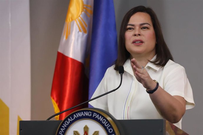 Archivo - La vicepresidenta de Filipinas, Sara Duterte.