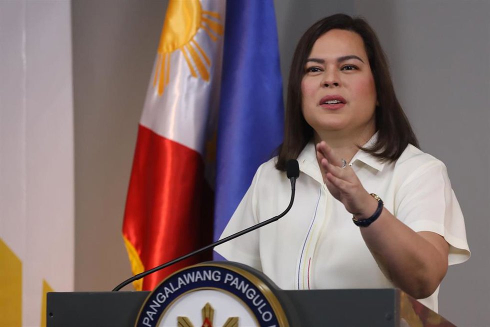 Archivo - La vicepresidenta de Filipinas, Sara Duterte.