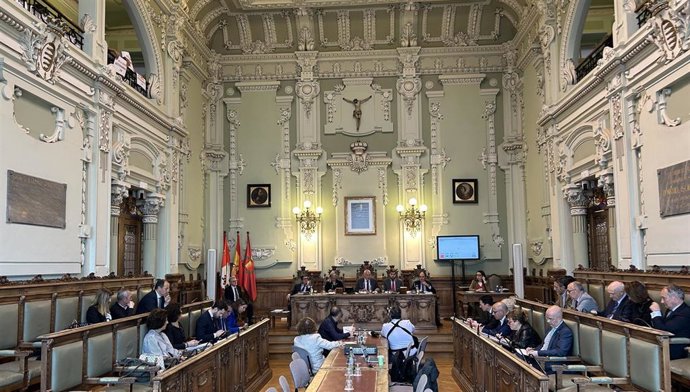 Pleno en el Ayuntamiento de Valladolid para el debate sobre el estado de la ciudad.