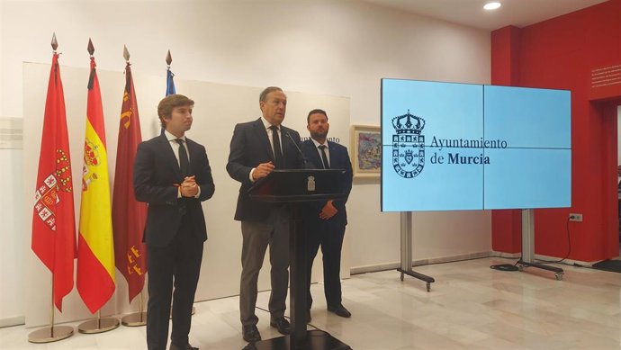 El portavoz de Vox en el Ayuntamiento de Murcia, Luis Gestoso
