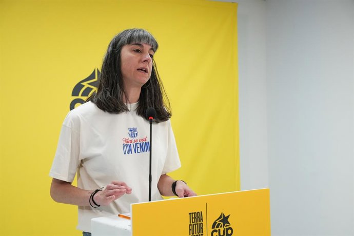 La portaveu de la CUP, Su Moreno