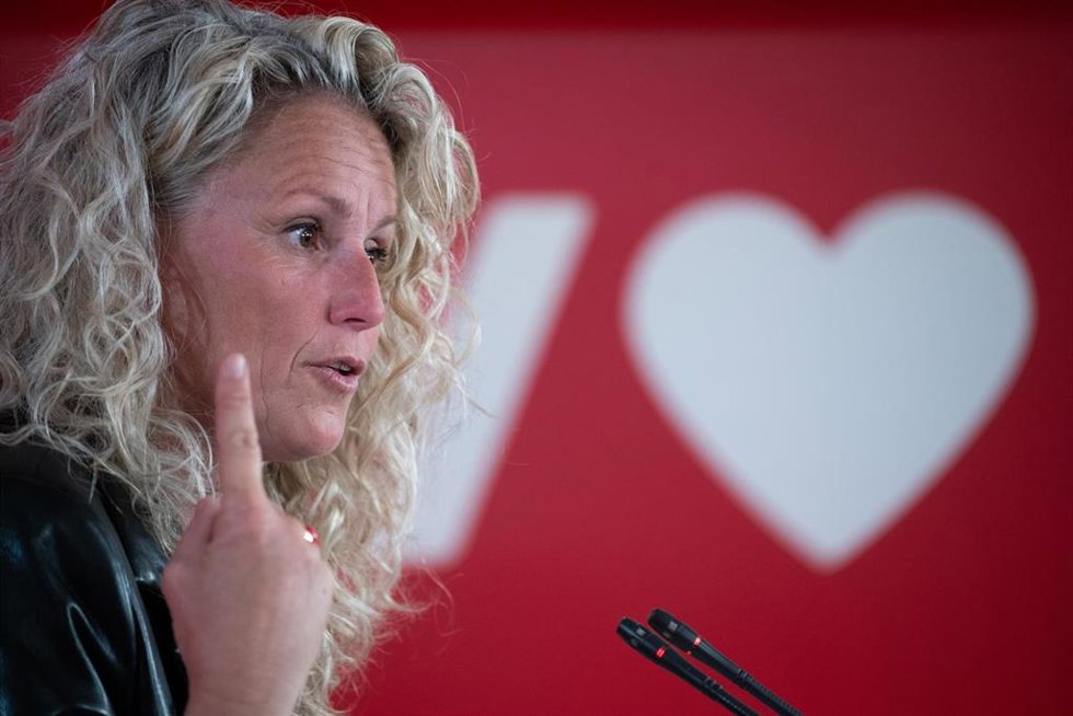 La portavoz de la Ejecutiva Federal del PSOE, Montse Mínguez.