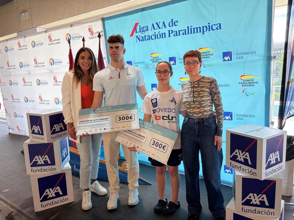 Juan Ferrón y Paula Sánchez, gandores de la prueba de Valladolid de la Liga AXA de Natación Paralímpica 2026