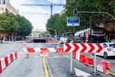 Foto: Vecinos de Conde de Casal reclaman el cese de las obras del intercambiador y L11 durante las noches y festivos