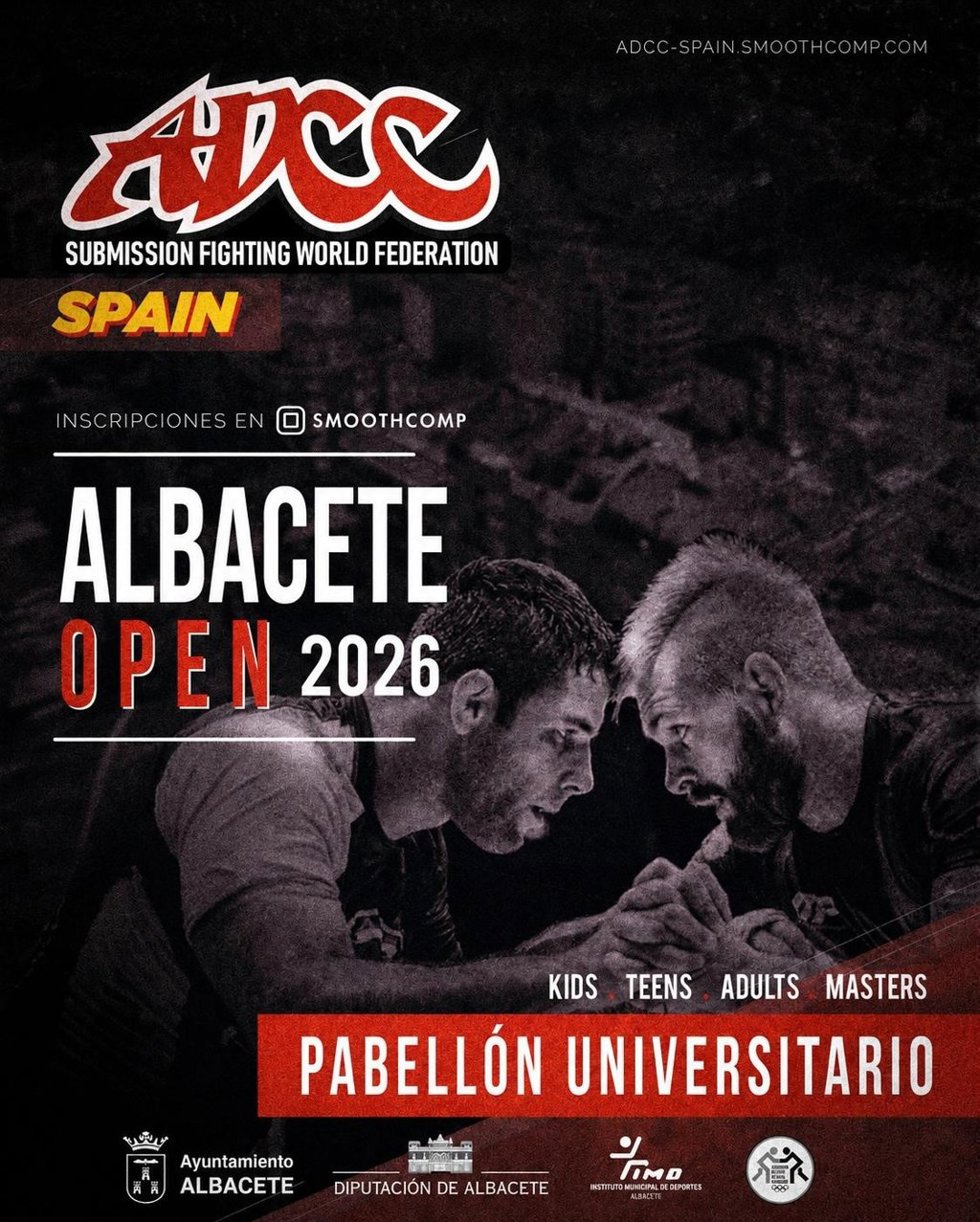 Cartel del ADCC Spain Albacete Open 2026.