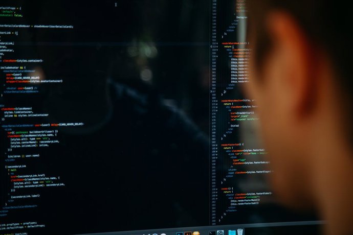 Archivo - Arquivo - Código de programação, segurança cibernética.