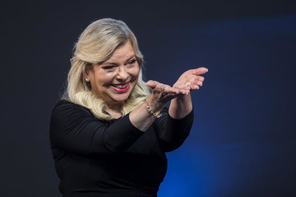 Archivo - Sara Netanyahu, mujer del primer ministro de Israel, Benjamin Netanyahu.