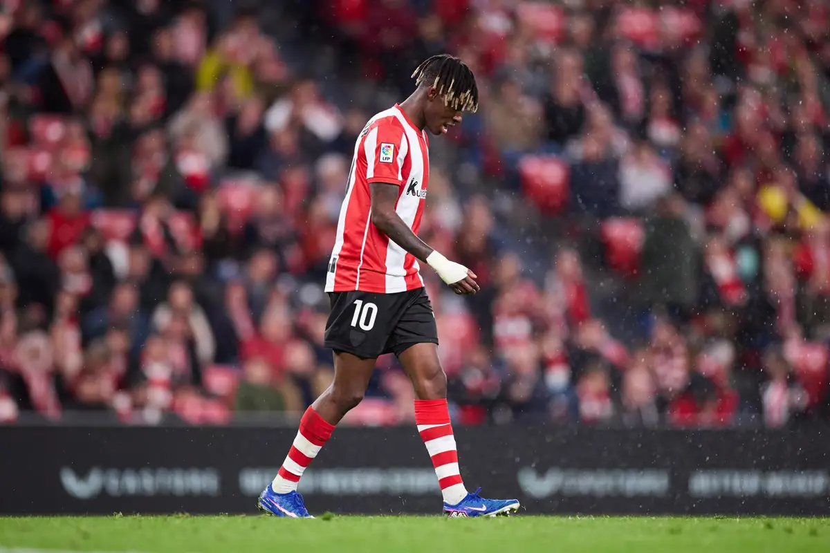 El extremo español del Athletic Club Nico Williams