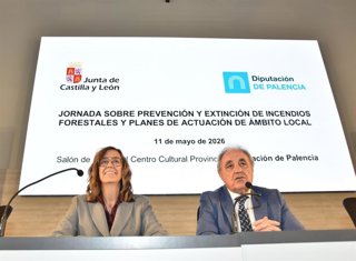 Inauguración de la jornada de formación a cargos municipales de Palencia en la autoprotección ante los incendios.