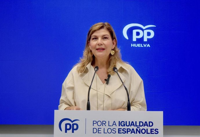 Archivo - La secretaria general del PP de Huelva y número tres por la provincia de Huelva a las elecciones andaluzas, Berta Centeno.