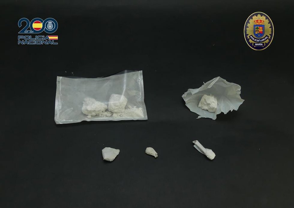 Desarticulación de un putno de venta de droga en Marín.