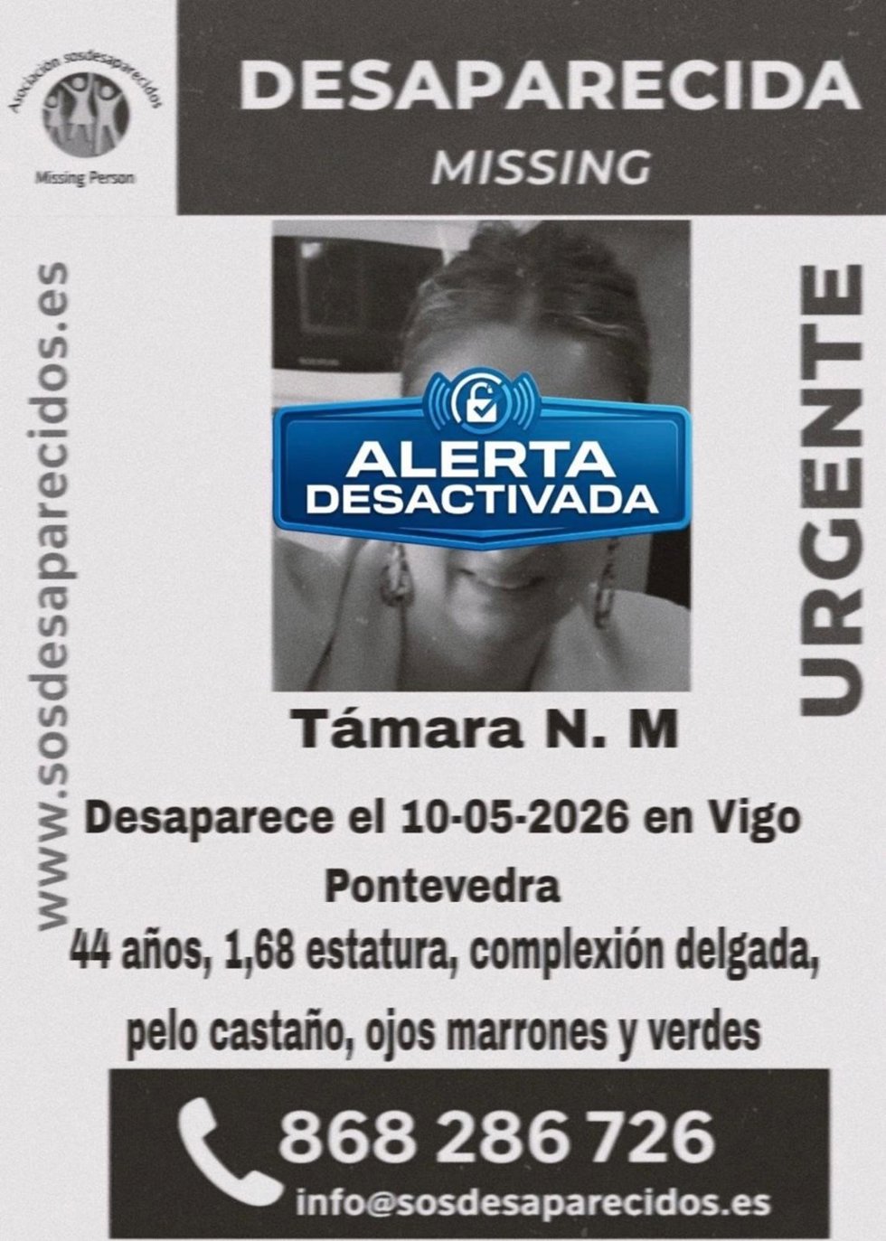 Desactivada la alerta.