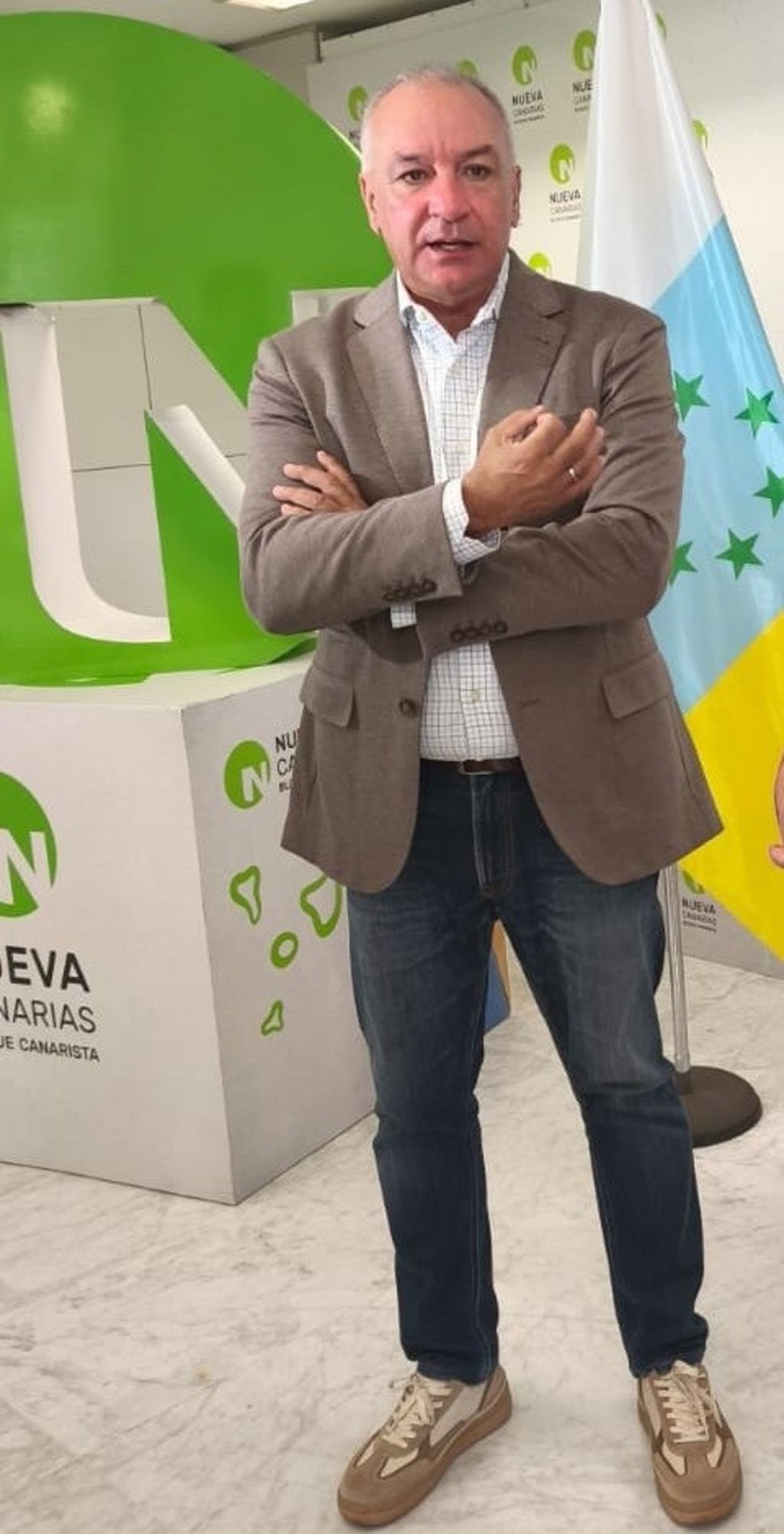 El secretario general de Nueva Canarias-Bloque Canarista, Luis Campos
