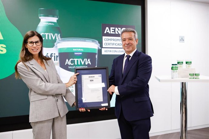 Kéfir Activia recibe una certificación de Aenor por su fermentación natural con levaduras
