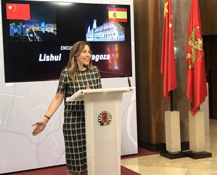 La alcaldesa de Zaragoza, Natalia Chueca