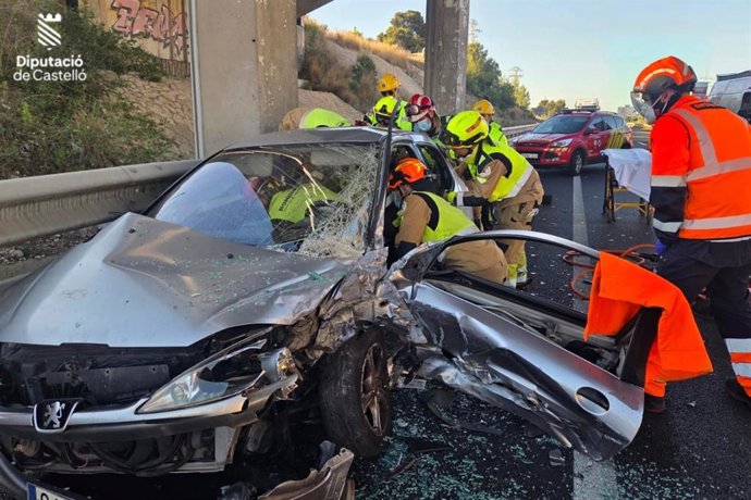 Accident en la N-340, a Almassora