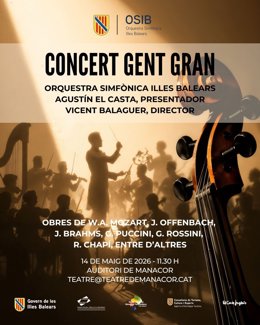 La Orquesta Sinfónica ofrecerá el jueves un concierto presentado por Agustín El Casta en Manacor