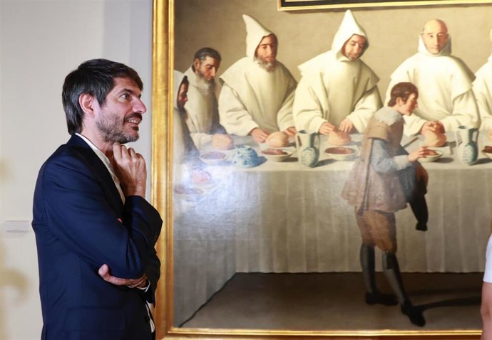 Archivo - El ministro de Cultura, Ernest Urtasun, durante la visita al Museo de Bellas Artes. A 07 de julio de 2025, en Sevilla (Andalucía, España). El ministro de Cultura, Ernest Urtasun, y la consejera de Cultura de la Junta de Andalucía, Patricia del P