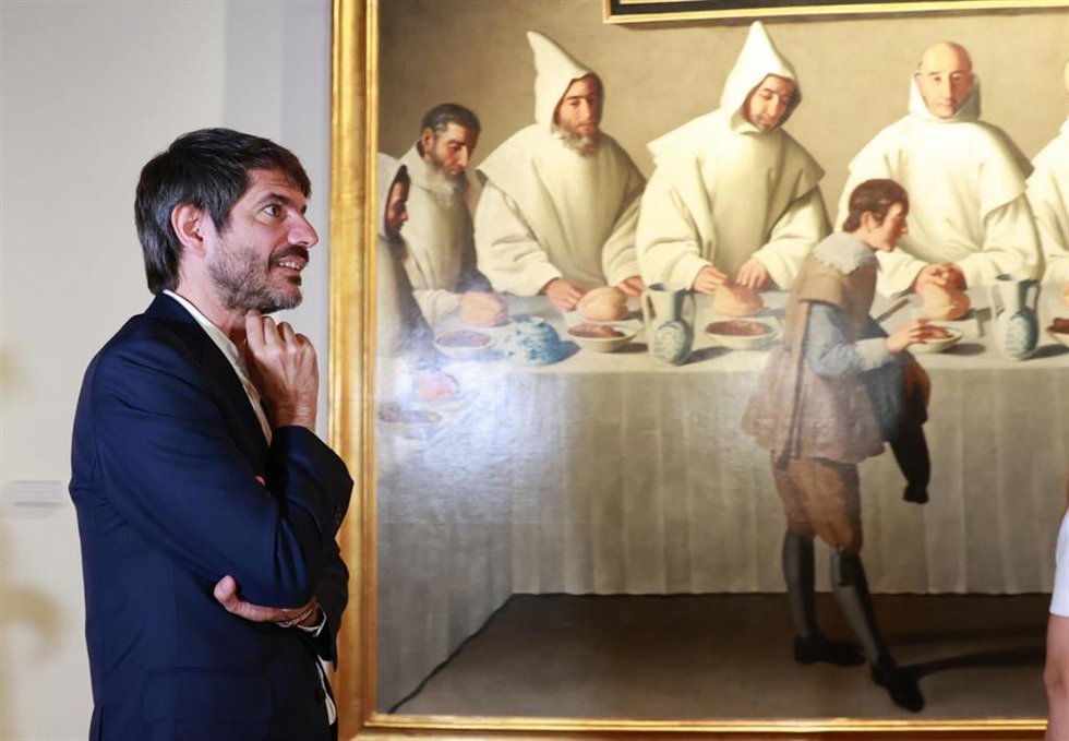 Archivo - El ministro de Cultura, Ernest Urtasun, durante la visita al Museo de Bellas Artes. A 07 de julio de 2025, en Sevilla (Andalucía, España). El ministro de Cultura, Ernest Urtasun, y la consejera de Cultura de la Junta de Andalucía, Patricia del P