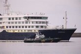 Foto: Hantavirus.- El 'MV Hondius' amarrará en el puerto de Granadilla ante el empeoramiento del viento y el oleaje