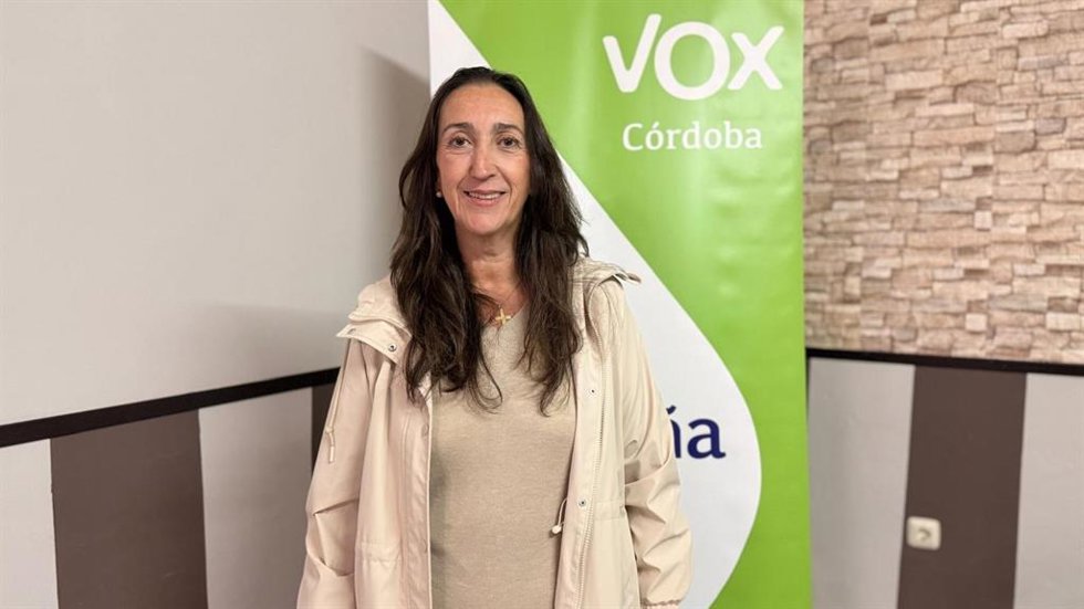 La candidata número uno de Vox al Parlamento de Andalucía por Córdoba, Paula Badanelli.