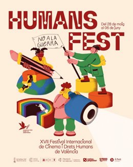 Humans Fest presenta el cartel oficial de la XVII edición, diseñado por Febra Estudi