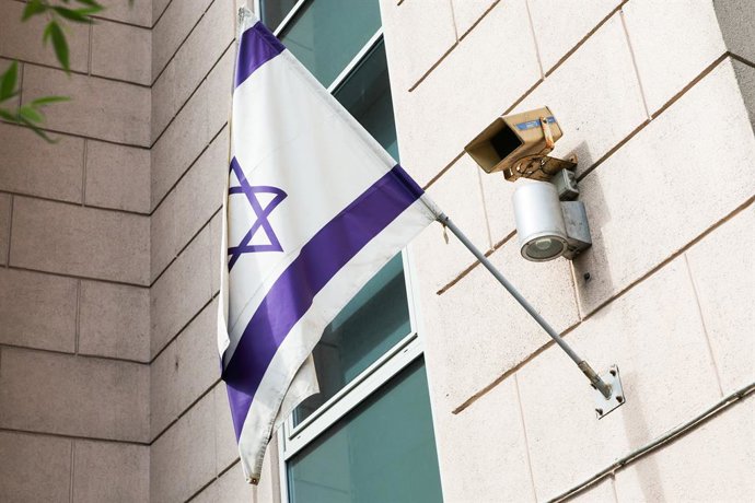Archivo - Arquivo - RÚSSIA, SÃO PETERSBURGO - 16 DE JUNHO DE 2025: Vista do Consulado Geral de Israel na Rua Khersonskaya. O Consulado Geral de Israel em São Petersburgo suspende suas atividades em 16 de junho