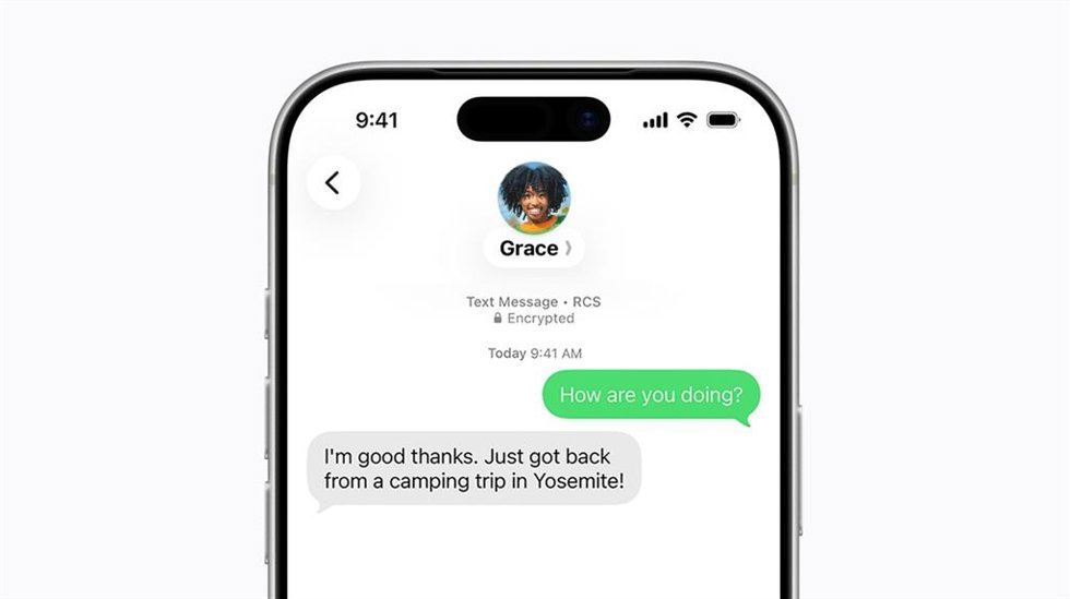La mensajería RCS con E2EE en iPhone