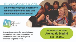 Cartel de la tercera edición del Foro Minería y Vida.