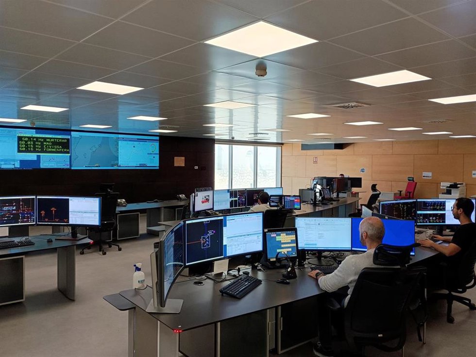 Centro de control de Endesa en Baleares