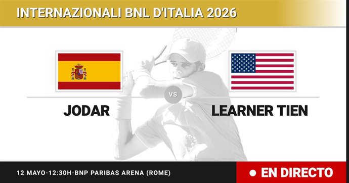 Rafael Jodar - Learner Tien: resumen y estadísticas del partido de Octavos de final de Internazionali BNL d'Italia