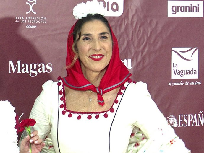 Paz Padilla en los premios 'Castizo' de 'El Español' celebrados este lunes 11 de mayo en Madrid